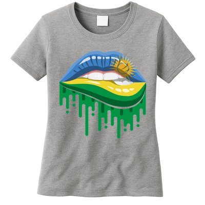 Rwanda Lips Dripping Womens T-Shirt