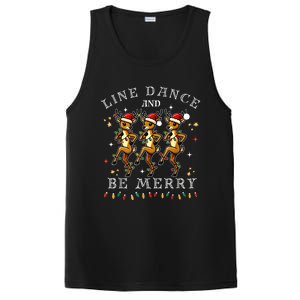 Reindeer Line Dance And Be Merry Christmas Festive Dancing PosiCharge Competitor Tank