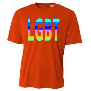 Rainbow Lgbt Equality Gift Cooling Performance Crew T-Shirt