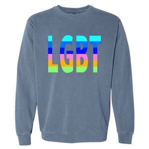 Rainbow Lgbt Equality Gift Garment-Dyed Sweatshirt