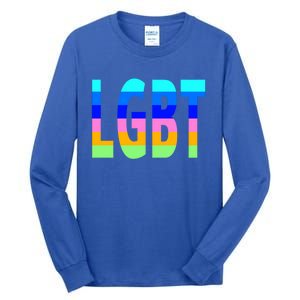 Rainbow Lgbt Equality Gift Tall Long Sleeve T-Shirt