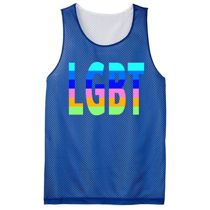 Rainbow Lgbt Equality Gift Mesh Reversible Basketball Jersey Tank