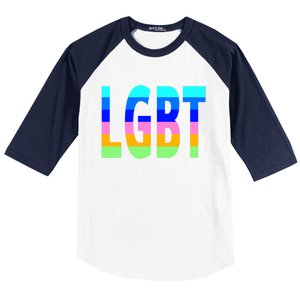 Rainbow Lgbt Equality Gift Baseball Sleeve Shirt