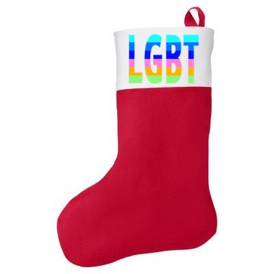 Rainbow Lgbt Equality Gift Felt Holiday Christmas Stocking