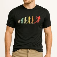 Retro Lacrosse Evolution Gift For Lacrosse Players Cooling Performance Crew T-Shirt