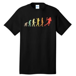 Retro Lacrosse Evolution Gift For Lacrosse Players Tall T-Shirt