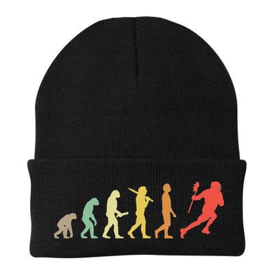 Retro Lacrosse Evolution Gift For Lacrosse Players Beanie