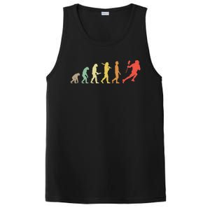 Retro Lacrosse Evolution Gift For Lacrosse Players PosiCharge Competitor Tank