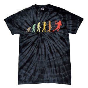 Retro Lacrosse Evolution Gift For Lacrosse Players Tie-Dye T-Shirt