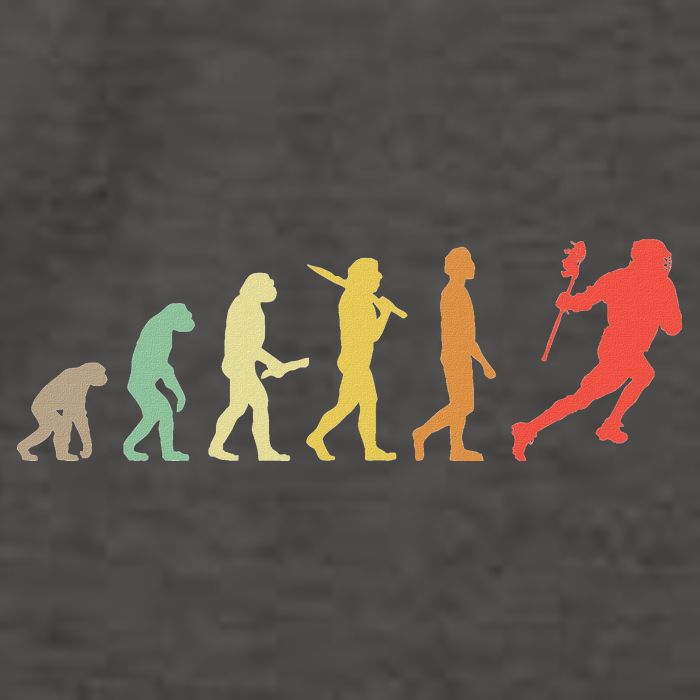 Retro Lacrosse Evolution Gift For Lacrosse Players Vector Backpack