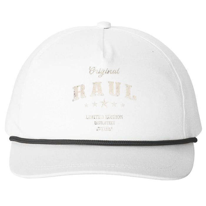 Raul Limited Edition Snapback Five-Panel Rope Hat