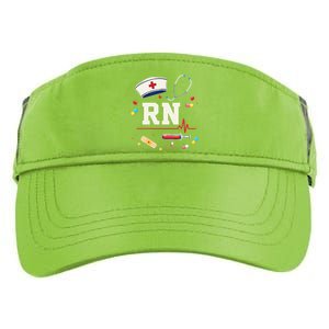 Rn Life Essentials Rn Nurse Life Gift Idea Adult Drive Performance Visor