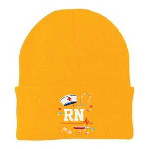 Rn Life Essentials Rn Nurse Life Gift Idea Knit Cap Winter Beanie