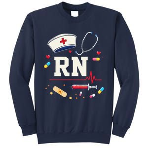 Rn Life Essentials Rn Nurse Life Gift Idea Sweatshirt