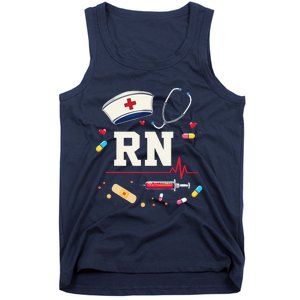 Rn Life Essentials Rn Nurse Life Gift Idea Tank Top