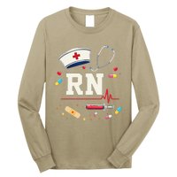 Rn Life Essentials Rn Nurse Life Gift Idea Long Sleeve Shirt