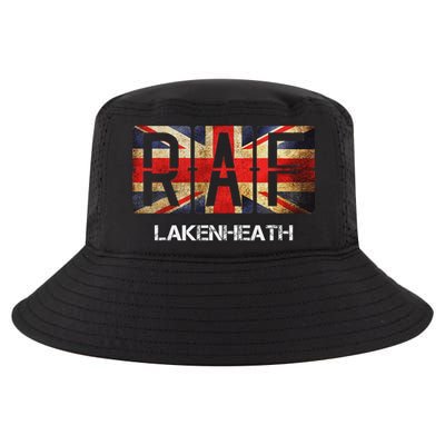 Raf Lakenheath England Airforce Vintage Distressed Cool Comfort Performance Bucket Hat