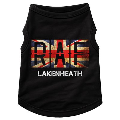 Raf Lakenheath England Airforce Vintage Distressed Doggie Tank