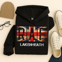 Raf Lakenheath England Airforce Vintage Distressed Hoodie