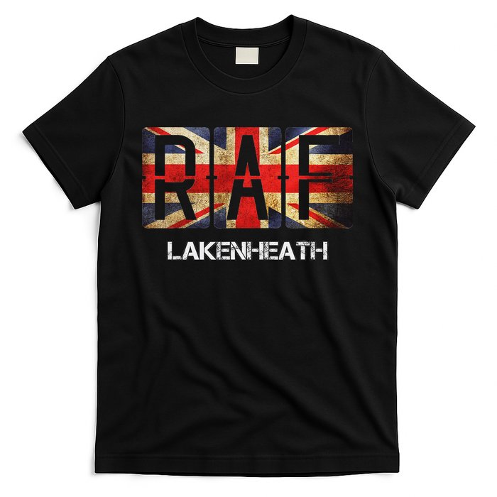 Raf Lakenheath England Airforce Vintage Distressed T-Shirt