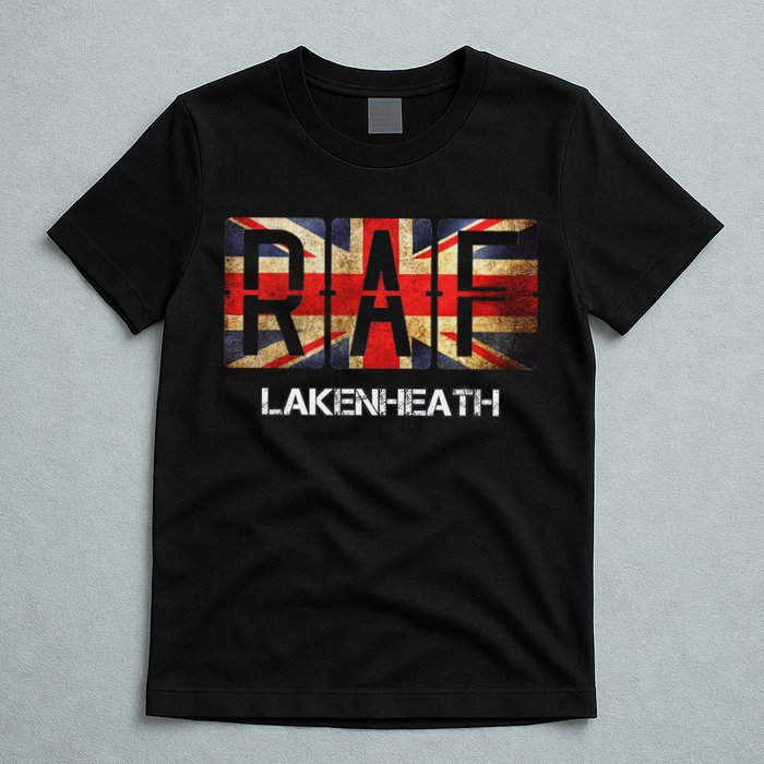 Raf Lakenheath England Airforce Vintage Distressed T-Shirt