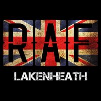 Raf Lakenheath England Airforce Vintage Distressed Backpack
