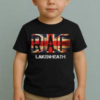 Raf Lakenheath England Airforce Vintage Distressed Toddler T-Shirt