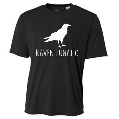 Raven Lunatic Funny Goth Bird Lover Halloween Party Gift Cooling Performance Crew T-Shirt