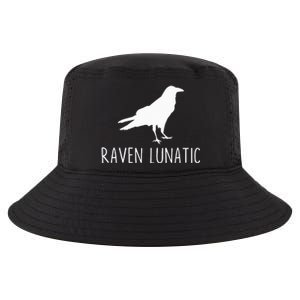 Raven Lunatic Funny Goth Bird Lover Halloween Party Gift Cool Comfort Performance Bucket Hat