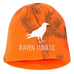 Raven Lunatic Funny Goth Bird Lover Halloween Party Gift Kati - Camo Knit Beanie