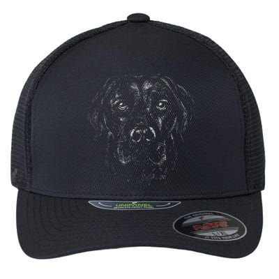 Rainbow Labrador For Dog Lovers And Dog Lovers Flexfit Unipanel Trucker Cap