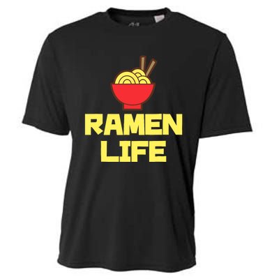 Ra Life Featuring Tasty Japanese Noodle Bowl Cooling Performance Crew T-Shirt