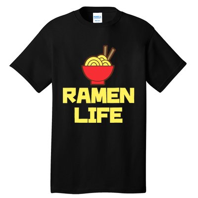 Ra Life Featuring Tasty Japanese Noodle Bowl Tall T-Shirt