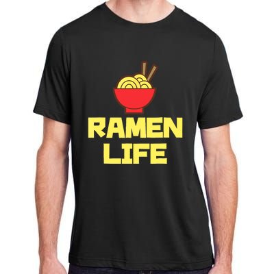 Ra Life Featuring Tasty Japanese Noodle Bowl Adult ChromaSoft Performance T-Shirt