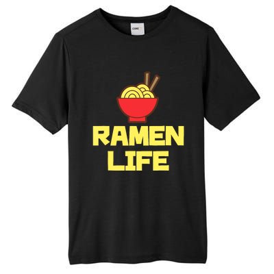 Ra Life Featuring Tasty Japanese Noodle Bowl Tall Fusion ChromaSoft Performance T-Shirt