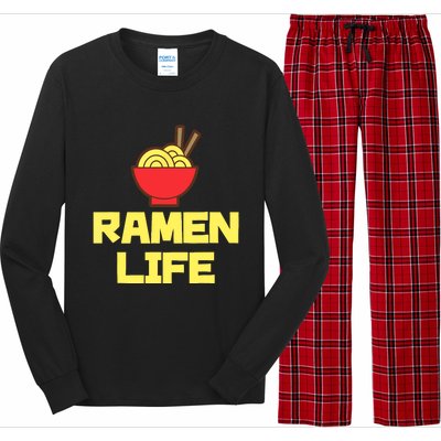 Ra Life Featuring Tasty Japanese Noodle Bowl Long Sleeve Pajama Set