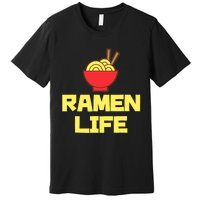 Ra Life Featuring Tasty Japanese Noodle Bowl Premium T-Shirt