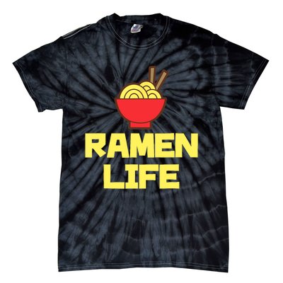 Ra Life Featuring Tasty Japanese Noodle Bowl Tie-Dye T-Shirt