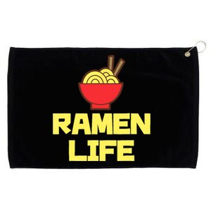 Ra Life Featuring Tasty Japanese Noodle Bowl Grommeted Golf Towel