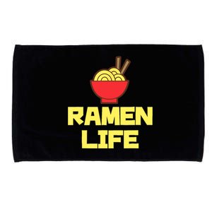 Ra Life Featuring Tasty Japanese Noodle Bowl Microfiber Hand Towel