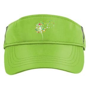 Reading Lover Funny Dandelion Books Gift Adult Drive Performance Visor