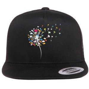 Reading Lover Funny Dandelion Books Gift Flat Bill Trucker Hat