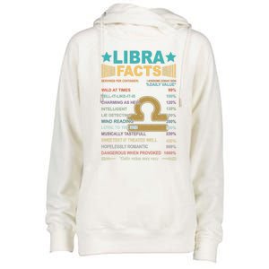 Retro Libra Facts 1 Awesome Zodiac Sign Birthday Gift Womens Funnel Neck Pullover Hood