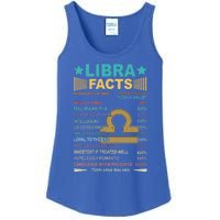 Retro Libra Facts 1 Awesome Zodiac Sign Birthday Gift Ladies Essential Tank