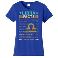 Retro Libra Facts 1 Awesome Zodiac Sign Birthday Gift Women's T-Shirt