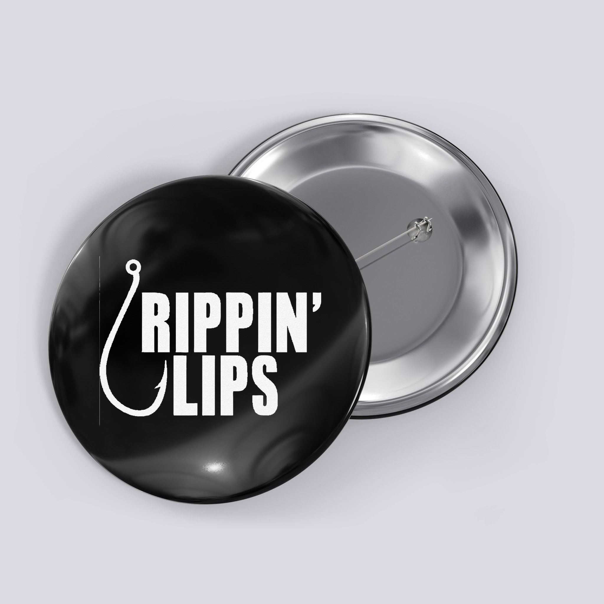 Rippin Lips Fishing Button