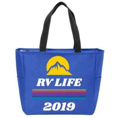 Rv Life Gift Motor Home Travel Trailer Camper Life Funny Gift Zip Tote Bag