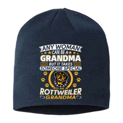 Rottweiler Lover Grandma Best Gifts Idea Rottweiler Grandma Sustainable Beanie