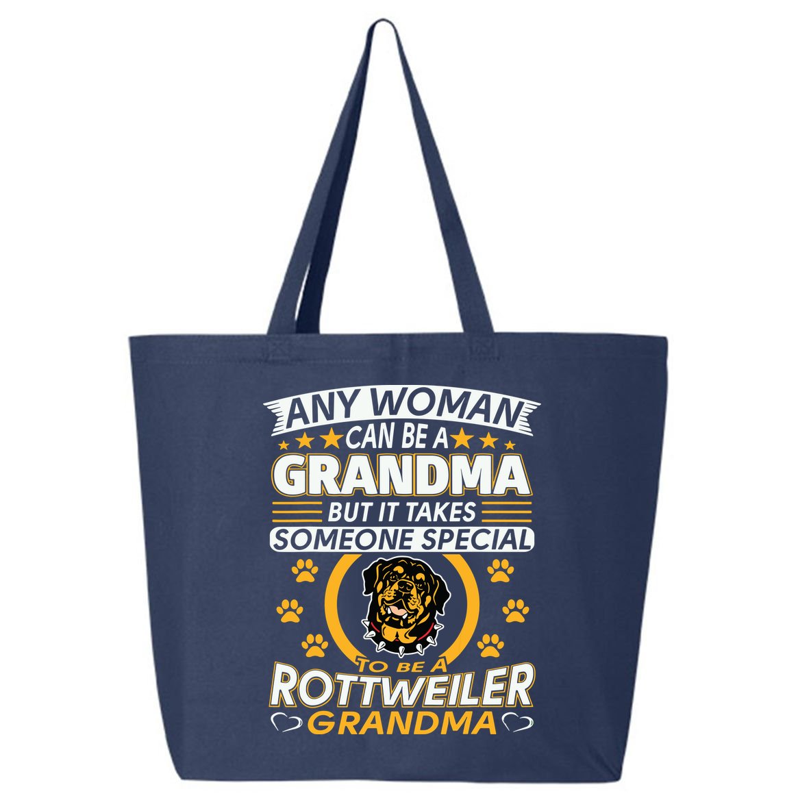 Rottweiler Lover Grandma Best Gifts Idea Rottweiler Grandma 25L Jumbo Tote