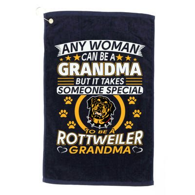 Rottweiler Lover Grandma Best Gifts Idea Rottweiler Grandma Golf Towel
